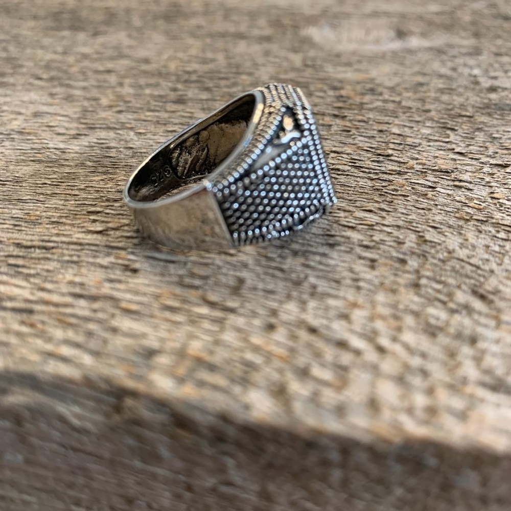 New! Black Onyx Men's Ring - Size 8 - Picture 5 of 5